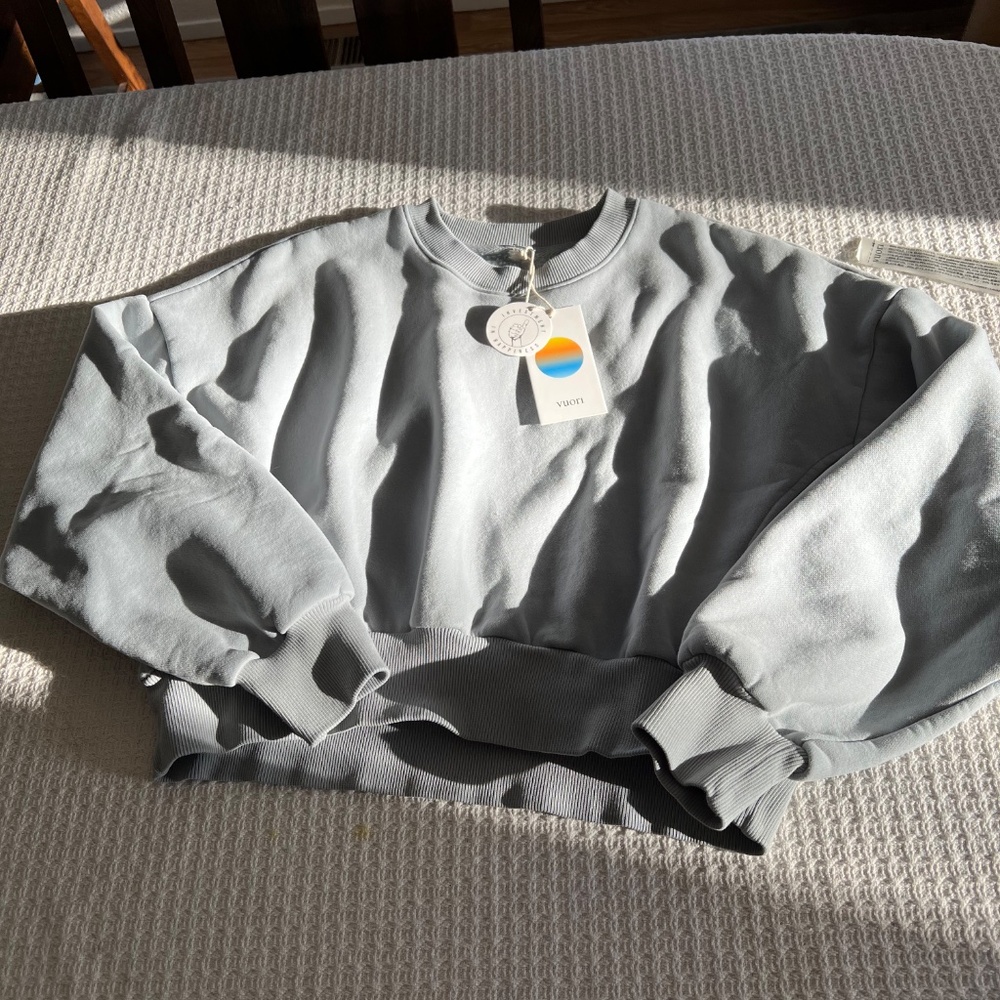 Vuori Restore Mini Crew in Blue Haze Small - Picture 5 of 5